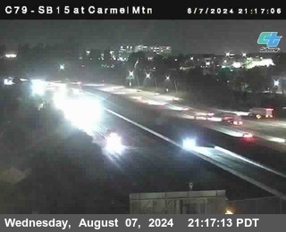 NB 15 at Carmel Mountain Rd.