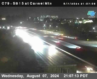 NB 15 at Carmel Mountain Rd.