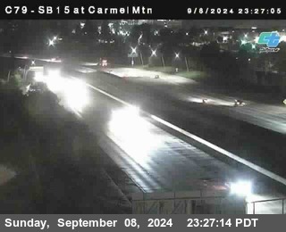 NB 15 at Carmel Mountain Rd.