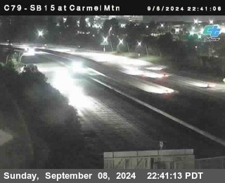 NB 15 at Carmel Mountain Rd.