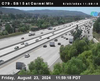 NB 15 at Carmel Mountain Rd.