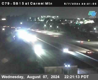 NB 15 at Carmel Mountain Rd.