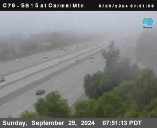 NB 15 at Carmel Mountain Rd.