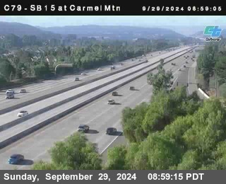 NB 15 at Carmel Mountain Rd.