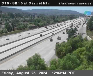 NB 15 at Carmel Mountain Rd.