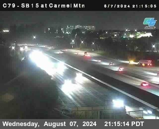 NB 15 at Carmel Mountain Rd.