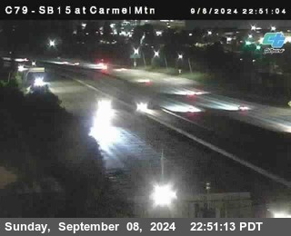 NB 15 at Carmel Mountain Rd.