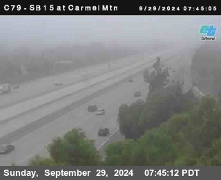 NB 15 at Carmel Mountain Rd.