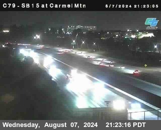 NB 15 at Carmel Mountain Rd.