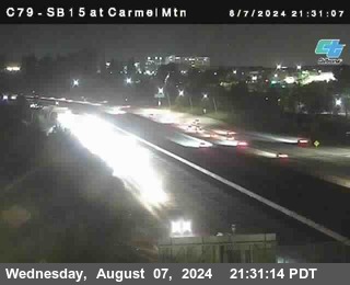 NB 15 at Carmel Mountain Rd.