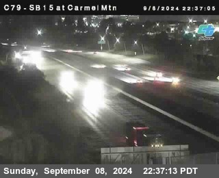 NB 15 at Carmel Mountain Rd.