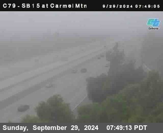 NB 15 at Carmel Mountain Rd.