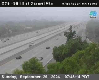 NB 15 at Carmel Mountain Rd.