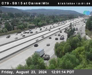 NB 15 at Carmel Mountain Rd.