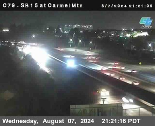 NB 15 at Carmel Mountain Rd.