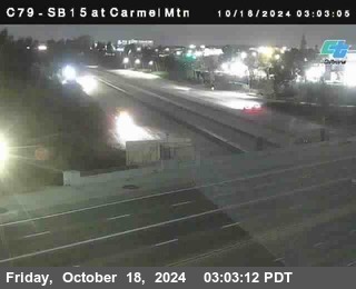 NB 15 at Carmel Mountain Rd.