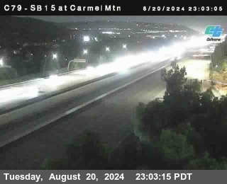 NB 15 at Carmel Mountain Rd.