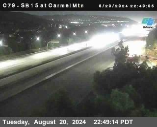 NB 15 at Carmel Mountain Rd.