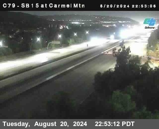 NB 15 at Carmel Mountain Rd.