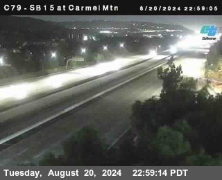 NB 15 at Carmel Mountain Rd.