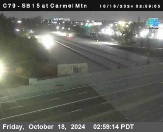 NB 15 at Carmel Mountain Rd.