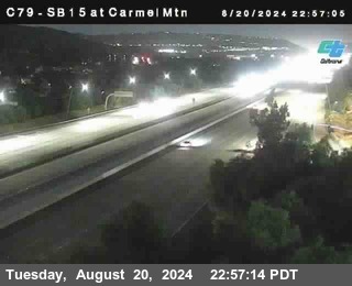 NB 15 at Carmel Mountain Rd.