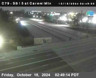 NB 15 at Carmel Mountain Rd.