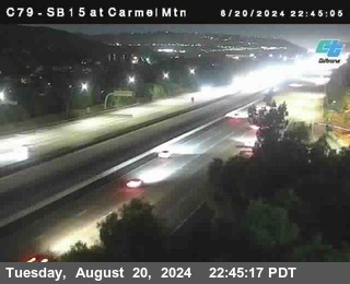 NB 15 at Carmel Mountain Rd.