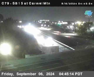 NB 15 at Carmel Mountain Rd.