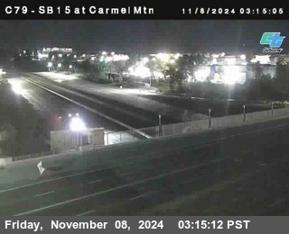 NB 15 at Carmel Mountain Rd.