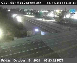 NB 15 at Carmel Mountain Rd.