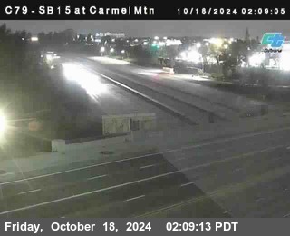 NB 15 at Carmel Mountain Rd.