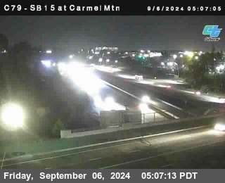 NB 15 at Carmel Mountain Rd.