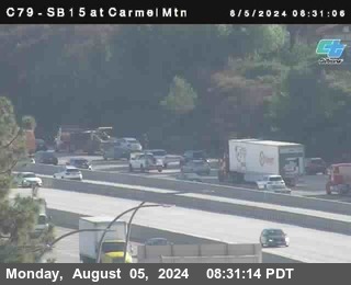 NB 15 at Carmel Mountain Rd.