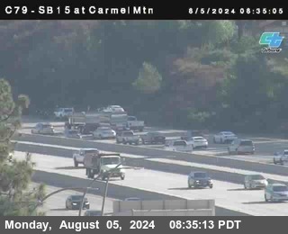 NB 15 at Carmel Mountain Rd.