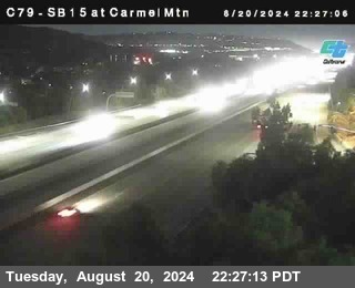 NB 15 at Carmel Mountain Rd.