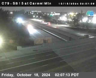 NB 15 at Carmel Mountain Rd.