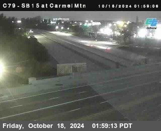 NB 15 at Carmel Mountain Rd.