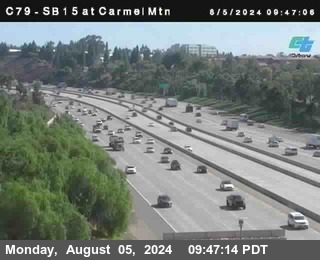 NB 15 at Carmel Mountain Rd.