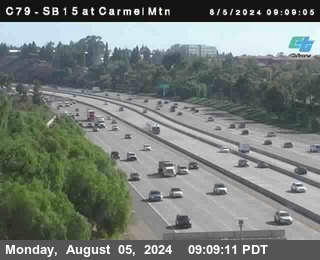 NB 15 at Carmel Mountain Rd.