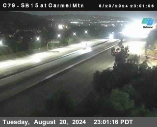 NB 15 at Carmel Mountain Rd.