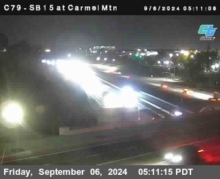 NB 15 at Carmel Mountain Rd.