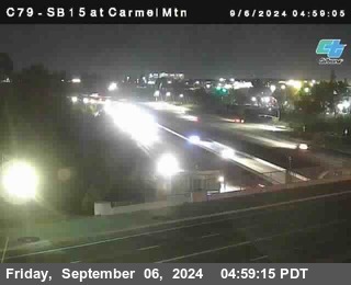 NB 15 at Carmel Mountain Rd.