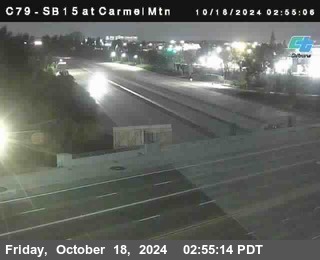 NB 15 at Carmel Mountain Rd.