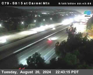 NB 15 at Carmel Mountain Rd.