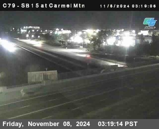 NB 15 at Carmel Mountain Rd.