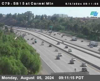 NB 15 at Carmel Mountain Rd.