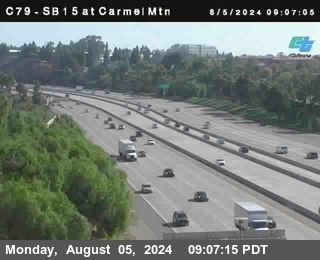 NB 15 at Carmel Mountain Rd.