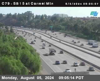 NB 15 at Carmel Mountain Rd.