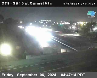 NB 15 at Carmel Mountain Rd.